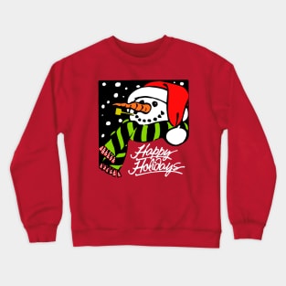 Happy Holidays Snowman Crewneck Sweatshirt